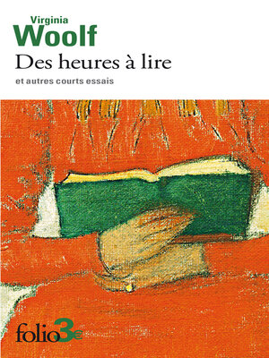 cover image of Des heures à lire et autres courts essais
